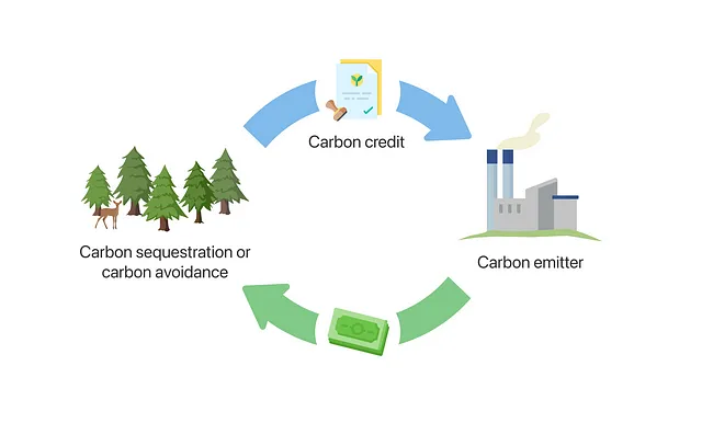 carbon offsets vs carbon credits